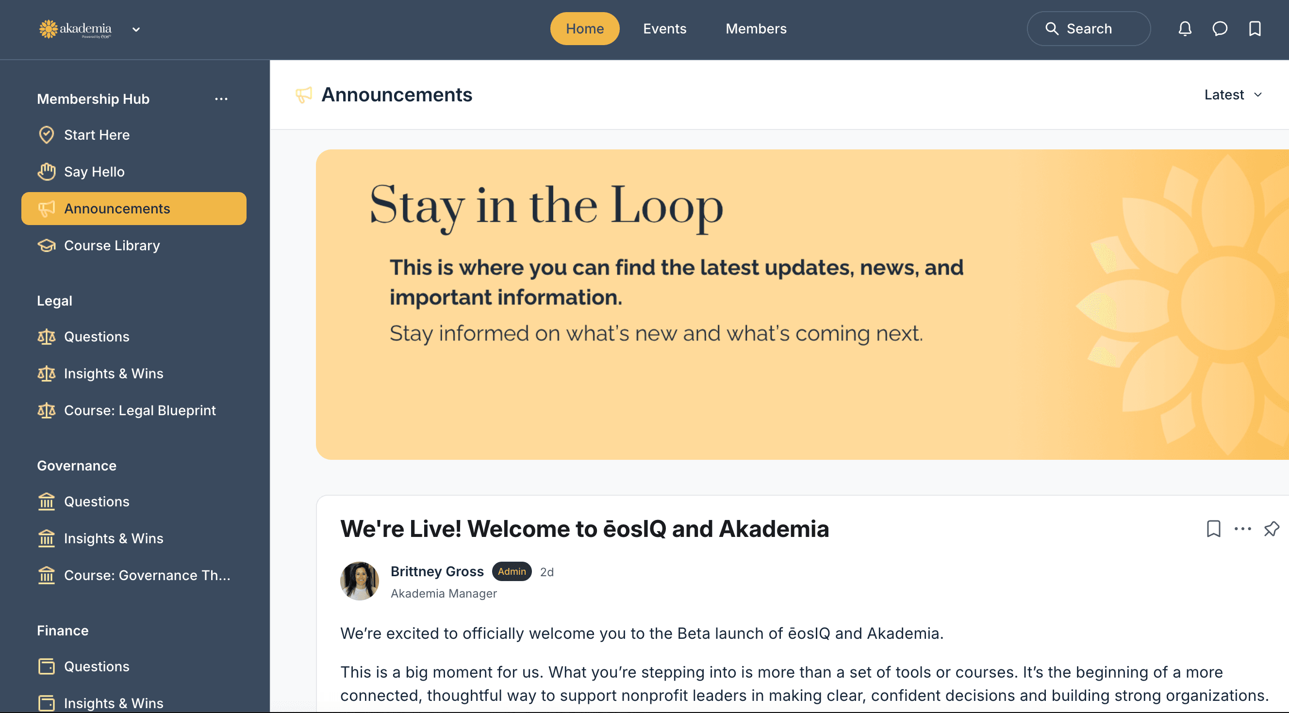 Learn, connect, and grow — together.